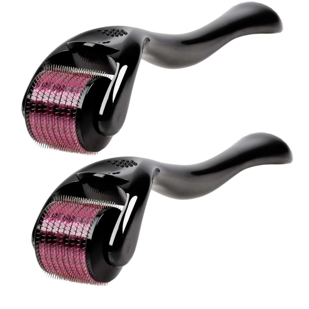 Derma Roller 0.5mm | 540 Micro Needles | Professional Microneedling for Face, Beard & Hair Growth