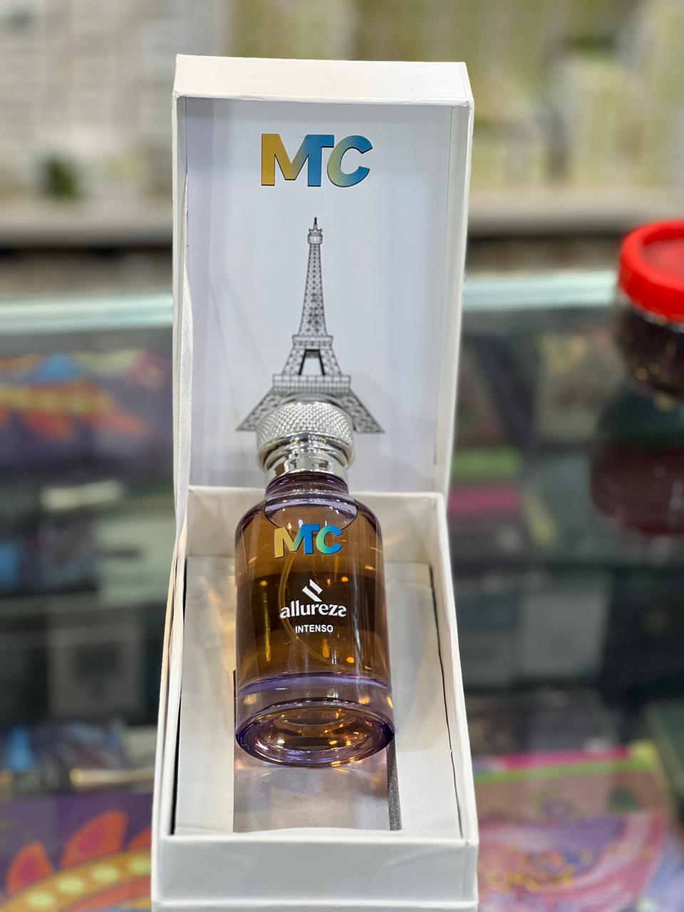 MTC Allureza Intenso Perfume Premium Quality Elegant Fragrance Long Lasting - 100ML